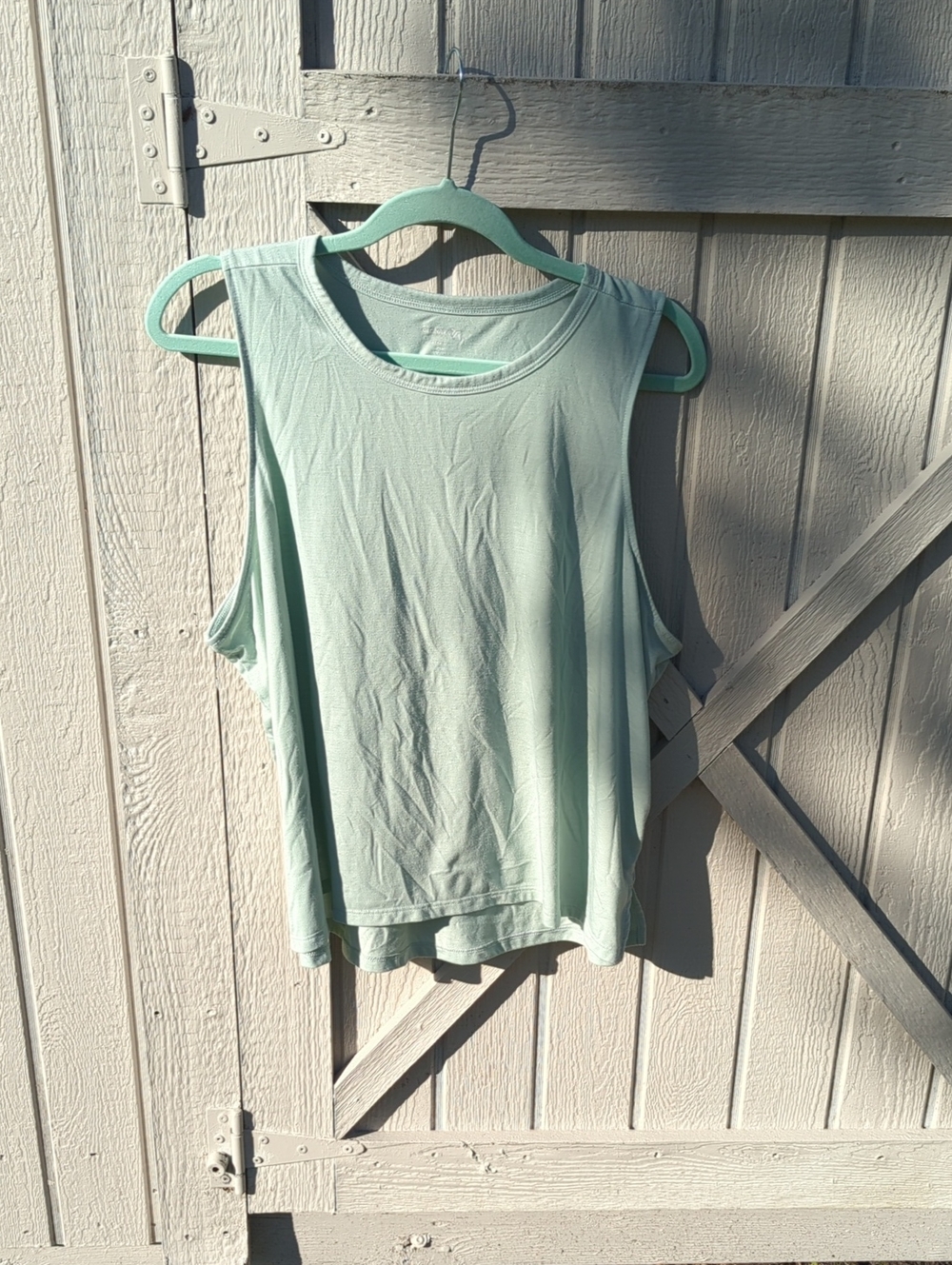 Old Navy Light Mint Scoop Neck Tank Top